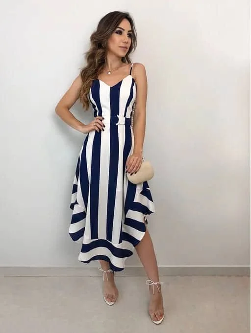 Vestido de Listras Serena