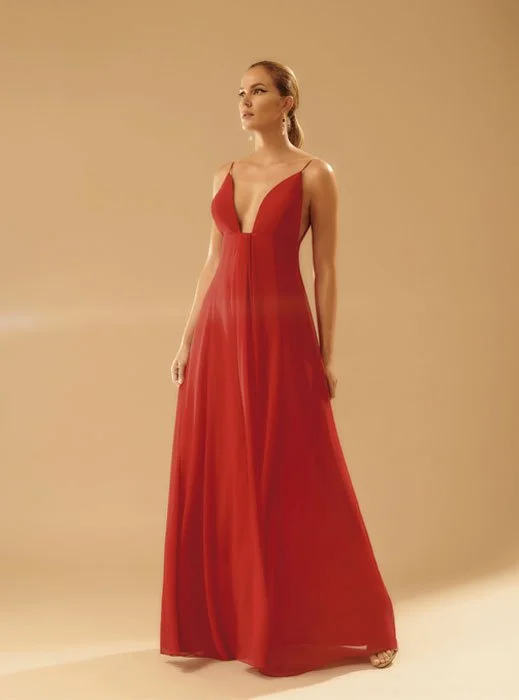 Vestido Longo de Festa Vermelho