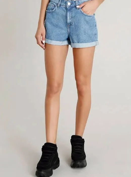 Shorts Jeans Simples