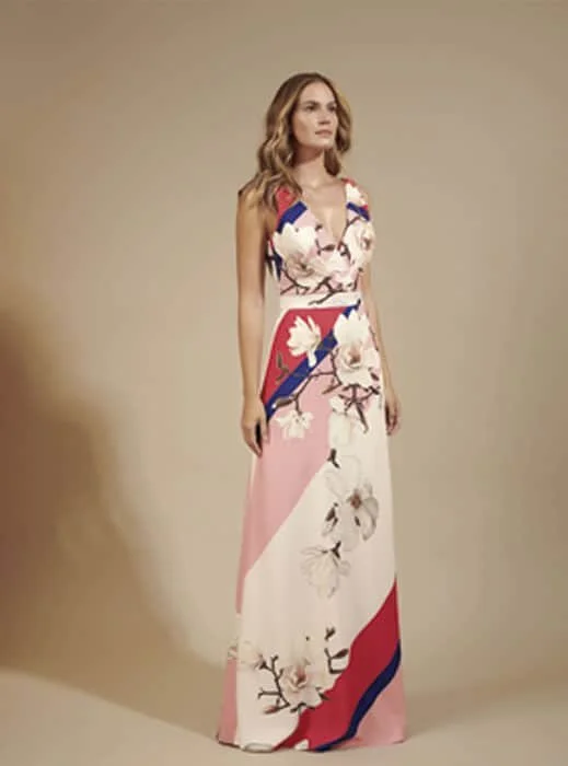 Vestido Longo Estampado